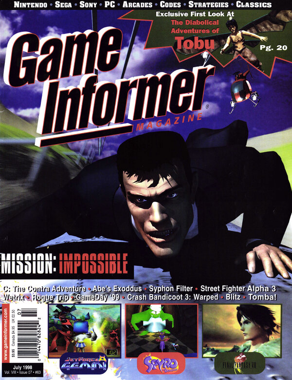 Game Informer Issue 63 (July 1998) cover